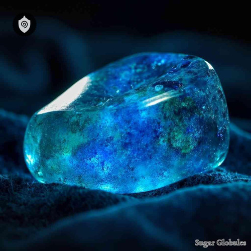 Achates Caerulus sugar spheres in pellet form, uniform size for energetic homeopathic (nonmedical) dry storage and physical remedy use