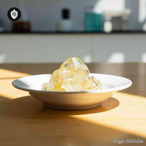 Ammonium Benzoicum sugar spheres in compact orb form for standardized energetic homeopathic (nonmedical) dry-form presentation