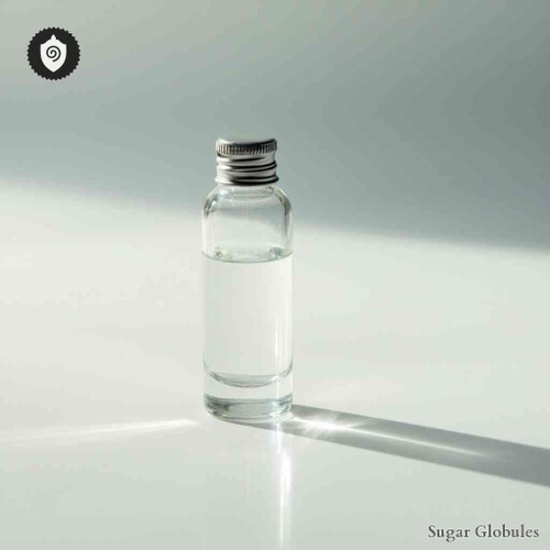 Aqua Marinum Winchelsea sugar spheres in consistent orb form for energetic homeopathic (nonmedical) dry-form pellet presentation