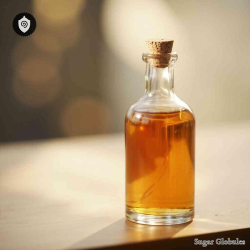 Aqua Yakusinchi sugar granules in spherical form for energetic homeopathic (nonmedical) dry-form physical presentation