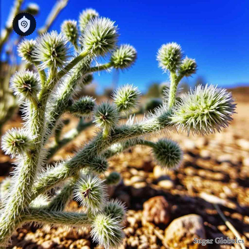 Astragalus Tragacantha sugar granules in round orb format for energetic homeopathic (nonmedical) dry presentation and storage