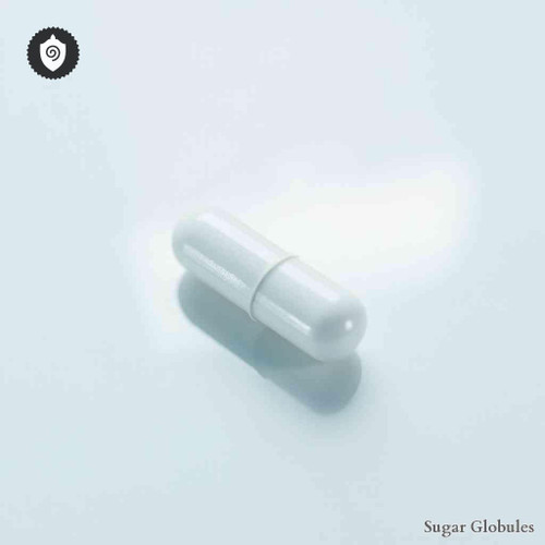 Azithromycinum sugar spheres in pellet format for energetic homeopathic (nonmedical) dry-form presentation and standardized granule size