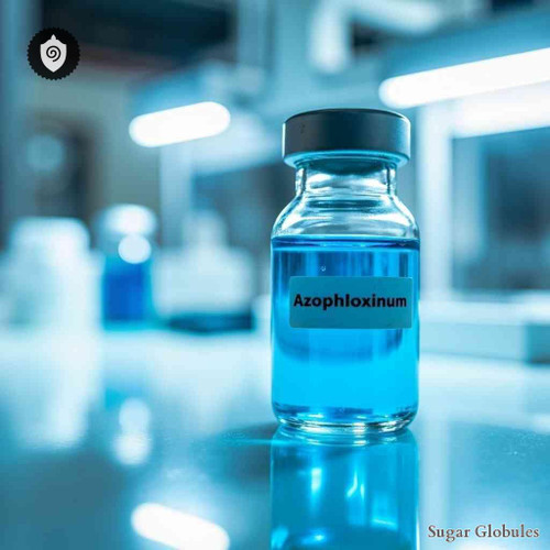 Azophloxinum sugar granules in orb format for precise energetic homeopathic (nonmedical) dosing and consistent dry presentation