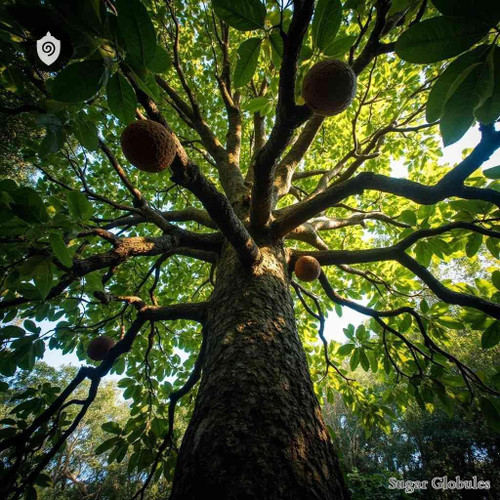 Bertholletia Excelsa sugar granules in spherical form for energetic homeopathic (nonmedical) dry format presentation