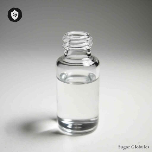 Betainum Muriaticum sugar granules in spherical form for energetic homeopathic (nonmedical) physical presentation and dry storage