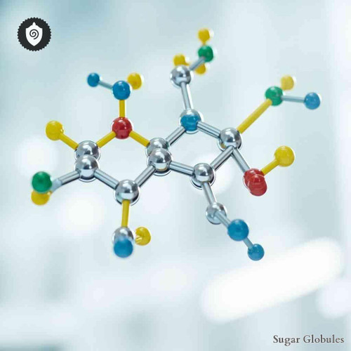 Bis (sulfanyl) Propansulfonicum Acidum sugar granules in spherical form for energetic homeopathic (nonmedical) dry-format presentation