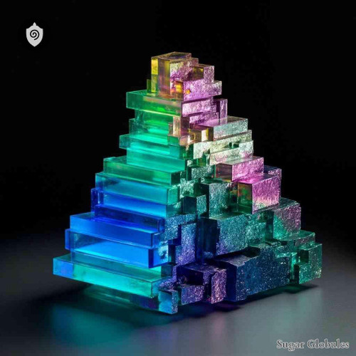 Bismuth Lacticum sugar spheres in dry granule format for energetic homeopathic (nonmedical) physical presentation and storage