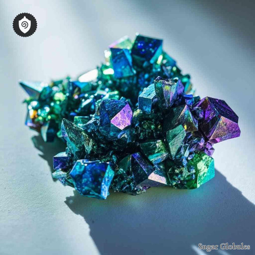 Bismuth Subgallicum sugar spheres in uniform orb format for energetic homeopathic (nonmedical) dry-form presentation and storage