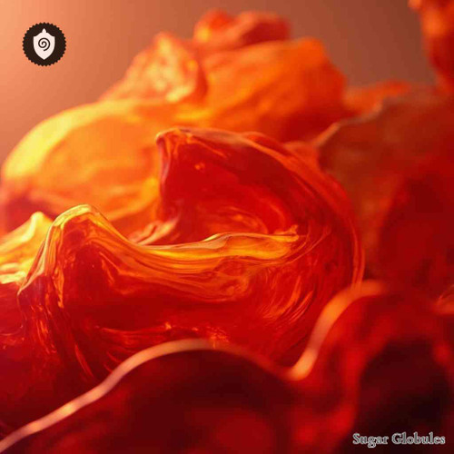 Cadmium Metallicum sugar orbs in spherical format for energetic homeopathic (nonmedical) dry-form presentation and physical storage