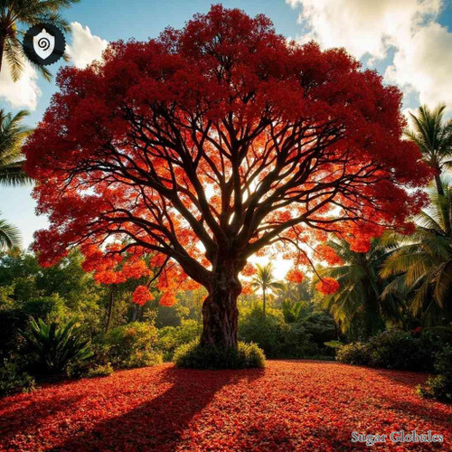 Caesalpinia Sappan sugar granules in orb format for energetic homeopathic (nonmedical) dry presentation and storage