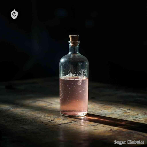 Carbolicum Acidum sugar spheres in precise orb format for energetic homeopathic (nonmedical) dry-form physical presentation