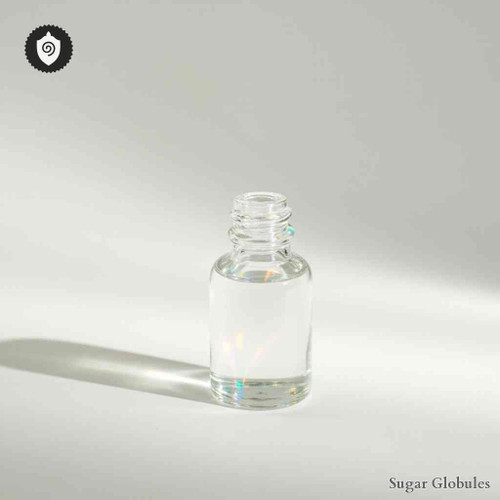 Castellum sugar spheres in uniform pellet form for energetic homeopathic (nonmedical) physical remedy presentation