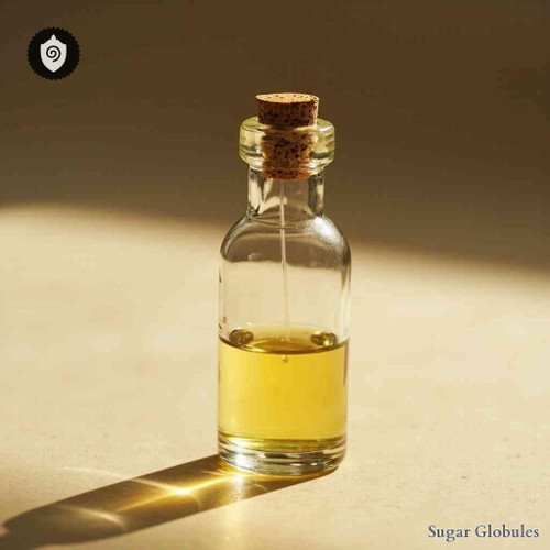 Cerium Lacticum sugar spheres in uniform granule form for energetic homeopathic (nonmedical) dry storage and presentation