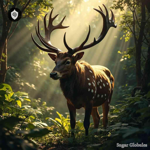 Cervus Brasilicus sugar spheres in precise orb form for energetic homeopathic (nonmedical) solid-state presentation