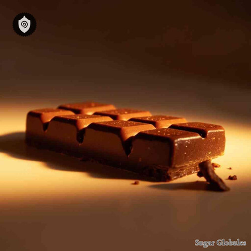 Chocolate sugar spheres in pellet format for energetic homeopathic (nonmedical) dry-form presentation and storage