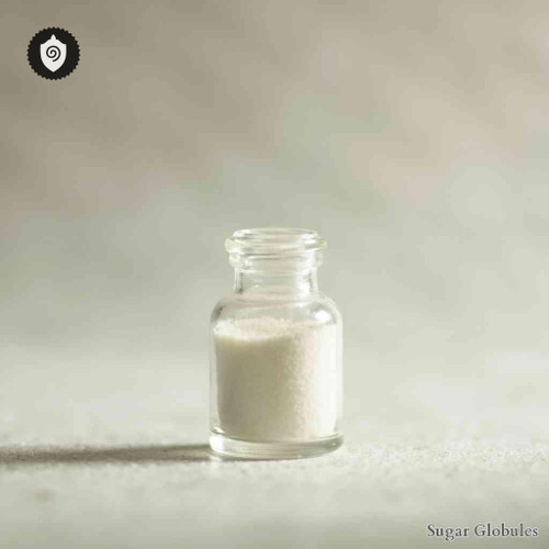 Cimetidinum sugar spheres in small orb format for energetic homeopathic (nonmedical) dry-form presentation and physical remedy listing