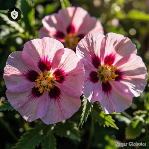 Cistus Canadensis sugar orbs in uniform spherical form for energetic homeopathic (nonmedical) dry-form presentation and storage