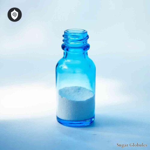 Cobaltum Silicicum sugar granules in precise orb format for energetic homeopathic (nonmedical) physical presentation and dry storage