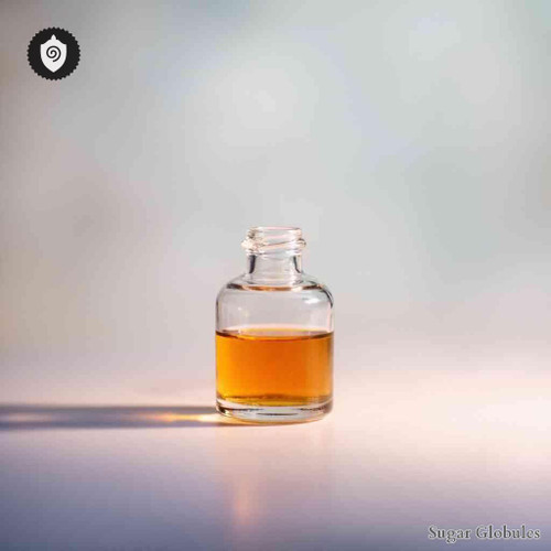 Codeinum Sulfuricum sugar spheres in pellet form for energetic homeopathic (nonmedical) dry storage and physical remedy presentation