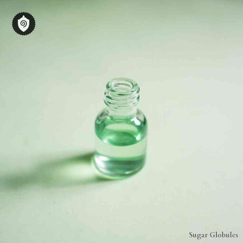 Colibacillinum sugar granules in spherical form for energetic homeopathic (nonmedical) dry-form presentation and physical product listing