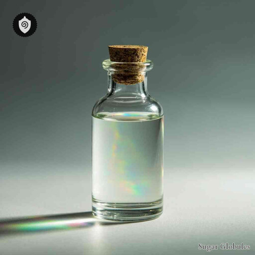 Concha - Perla sugar spheres in orb format for energetic homeopathic (nonmedical) dry-form presentation and physical product listing