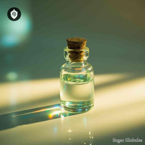 Coniferophyta sugar spheres in uniform orb format for energetic homeopathic (nonmedical) dry-form presentation and storage