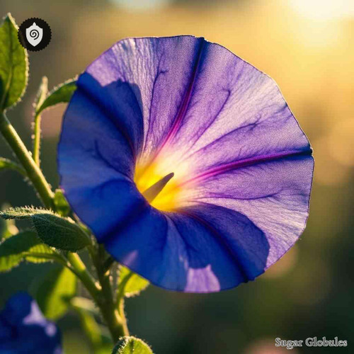 Convolvulus Duartinus sugar spheres in pellet form for energetic homeopathic (nonmedical) remedy presentation and physical storage