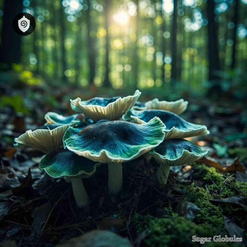 Coriolus Versicolor sugar spheres in dry orb format for energetic homeopathic (nonmedical) remedy presentation and storage