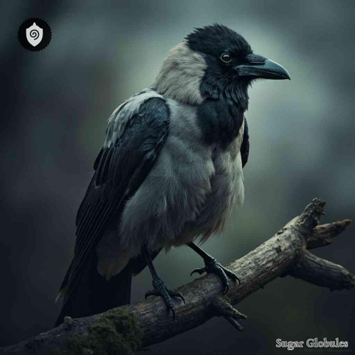 Corvus Corone Cornix sugar spheres in uniform orb format for energetic homeopathic (nonmedical) dry-form presentation and storage