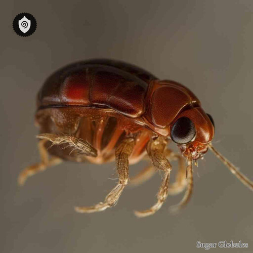 Ctenocephalides Felis sugar spheres in uniform orb form for energetic homeopathic (nonmedical) dry-form presentation and storage