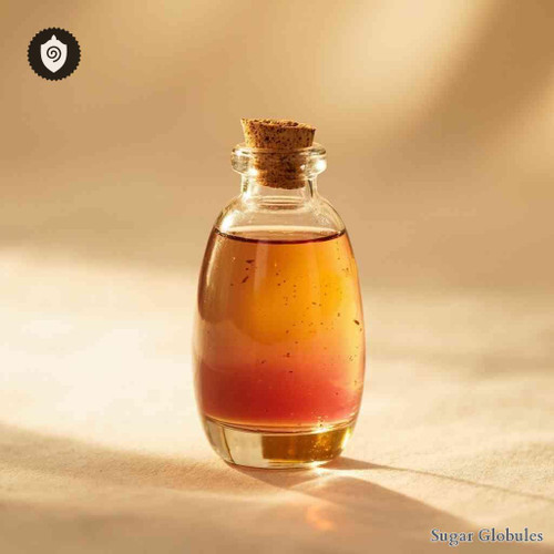 Dens Elephantum sugar spheres in compact orb form for energetic homeopathic (nonmedical) dry-form presentation and storage