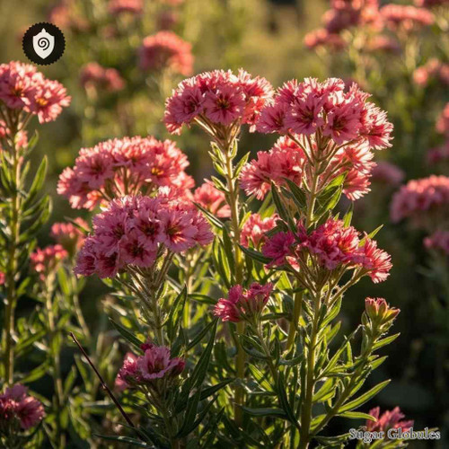 Dianthus Armeria sugar granules in spherical form for standardized energetic homeopathic (nonmedical) product presentation