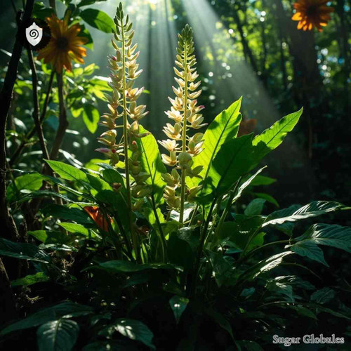 Dichapetalum Cymosum sugar orbs in standard pellet form for energetic homeopathic (nonmedical) dry-form presentation