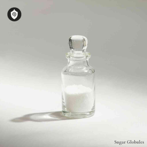 Dimethylaminum sugar spheres in compact orb format for energetic homeopathic (nonmedical) dry-form physical presentation