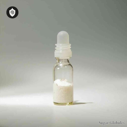 Dioptasium sugar spheres in compact pellet form for energetic homeopathic (nonmedical) dry-form presentation and physical remedy display