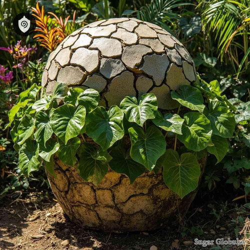 Dioscorea Elephantipes sugar spheres in compact orb format for energetic homeopathic (nonmedical) dry-form remedy presentation