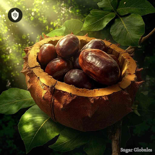 Dipteryx Odorata - Tongo Odorata sugar spheres in compact orb format for energetic homeopathic (nonmedical) dry-form presentation