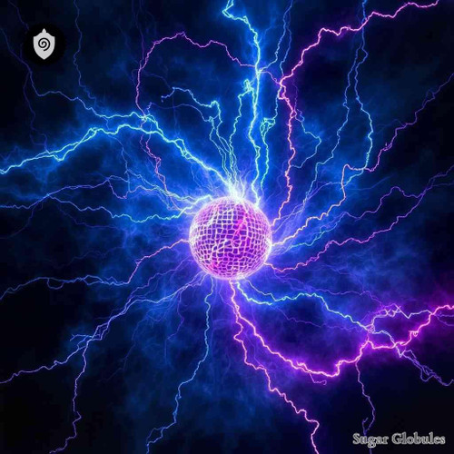 Electro-Magnetism sugar spheres presented in uniform orb format for energetic homeopathic (nonmedical) dry-form storage and packaging