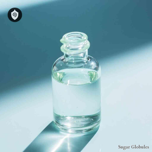 Elmen Aqua sugar granules in spherical form for energetic homeopathic (nonmedical) dry storage and standardized presentation