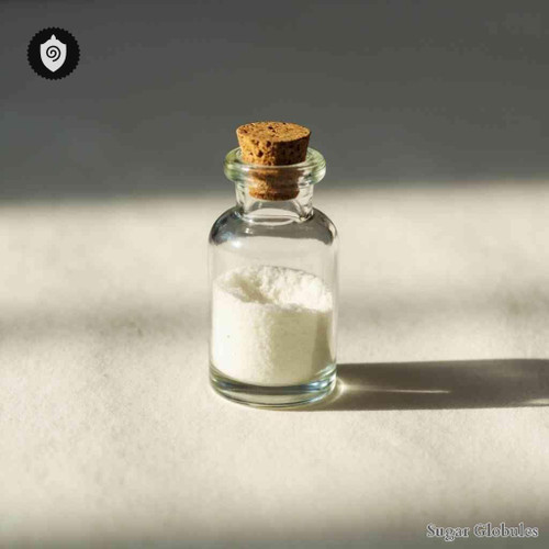 Enterococcinum sugar spheres in uniform pellet form for energetic homeopathic (nonmedical) dry-form presentation and storage