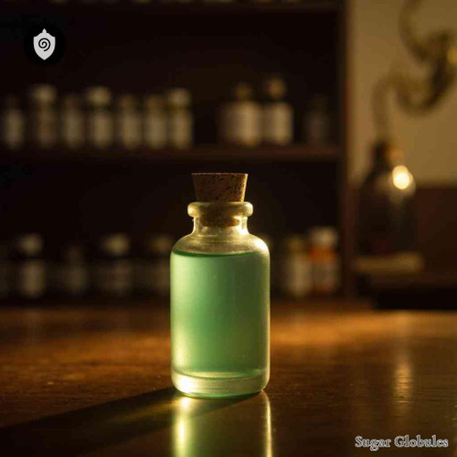 Erbium Phosphoricum sugar orbs in standardized pellet form for energetic homeopathic (nonmedical) dry sphere presentation