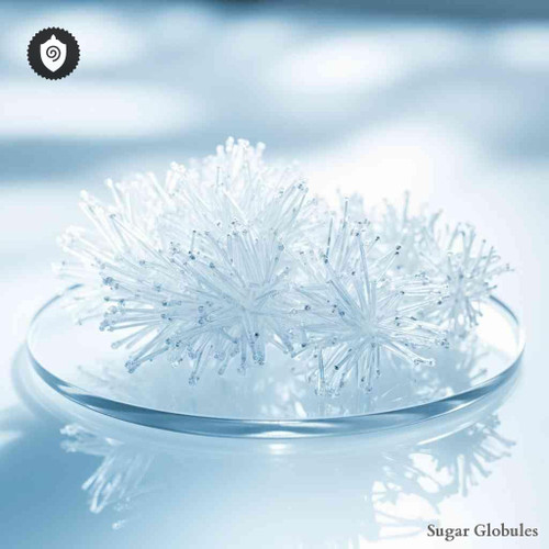 Ergotamine Tartrate sugar spheres in pellet form for energetic homeopathic (nonmedical) formulation and dry storage presentation