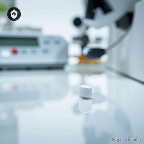 Ethinylestradiolum sugar spheres in compact orb format for energetic homeopathic (nonmedical) dry-form presentation and storage