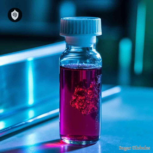 Europium Lacticum sugar spheres in compact orb form for energetic homeopathic (nonmedical) dry-form presentation and storage