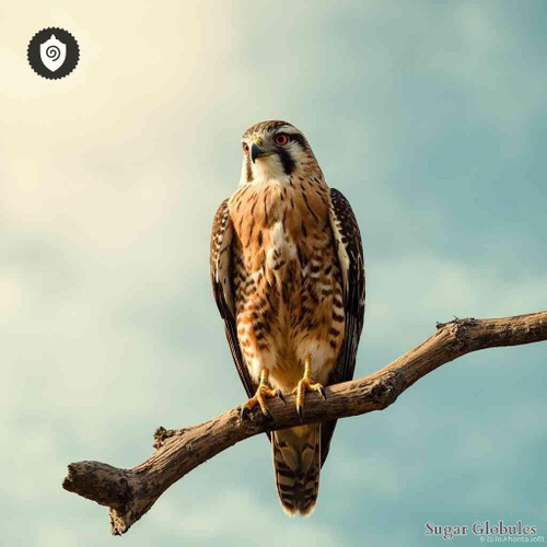 Falco Cherrug sugar spheres in precise orb form for energetic homeopathic (nonmedical) dry-form presentation and physical remedy listing