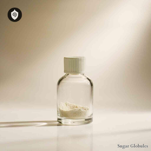 Fel Sui sugar spheres in spherical granule format for energetic homeopathic (nonmedical) dry-form presentation and storage