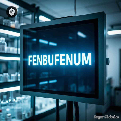 Fenbufenum sugar granules in spherical form for standardized energetic homeopathic (nonmedical) dry-form presentation