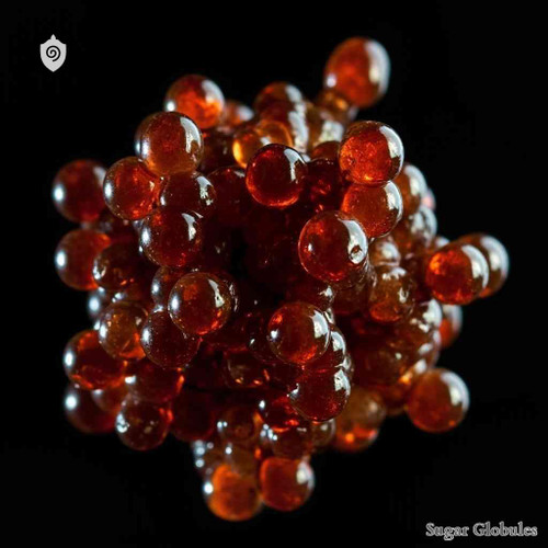 Ferrum Citricum sugar spheres in pellet format for energetic homeopathic (nonmedical) dry form presentation and storage