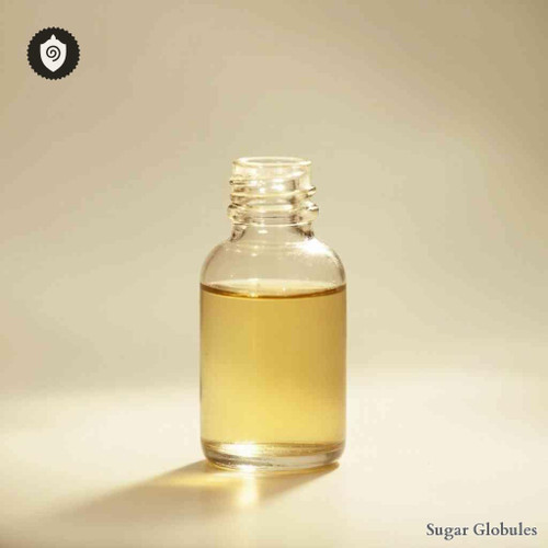 Fluorouracilum sugar granules in spherical form for energetic homeopathic (nonmedical) dry storage and precise pellet presentation