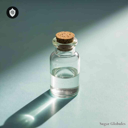 Flupentixolum sugar spheres arranged in uniform orb format for energetic homeopathic (nonmedical) dry-form presentation